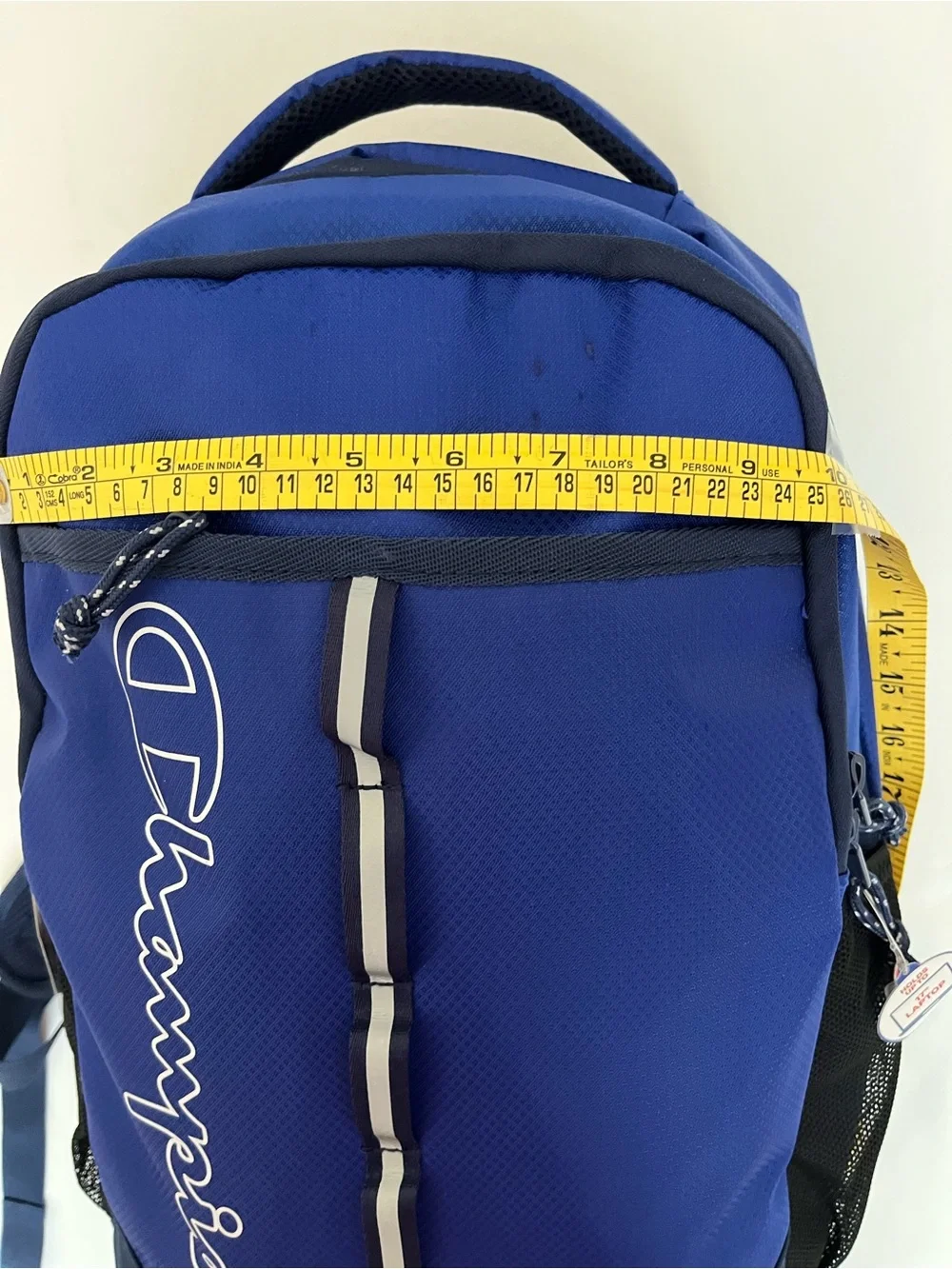 Champion Royal Blue Vertical Logo Backpack